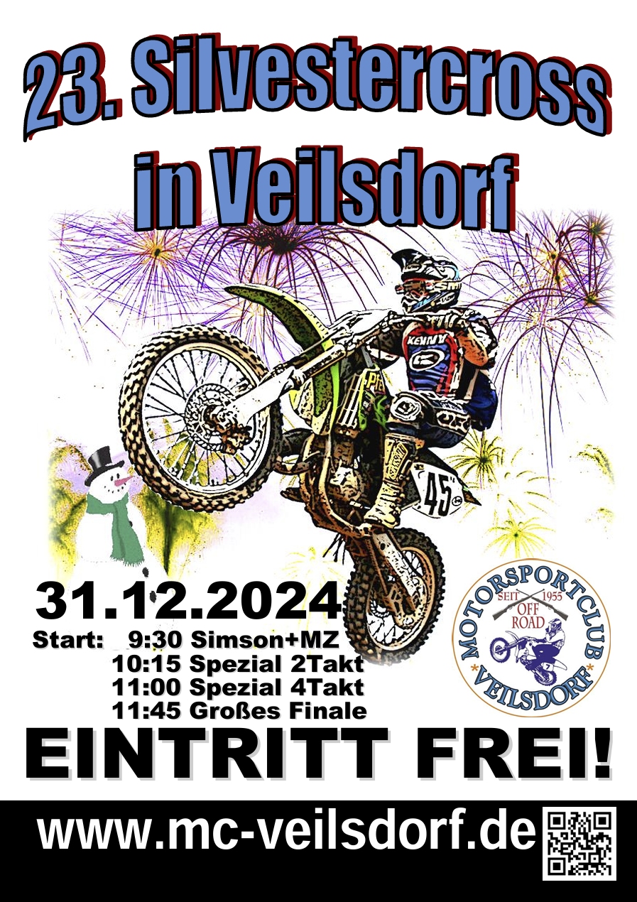 Plakat Silvestercross 2024